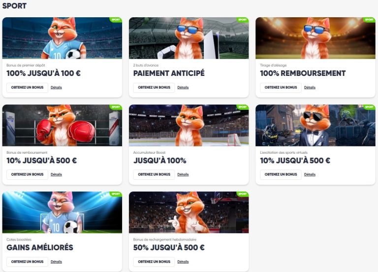 Cazimbo Casino bonus sport