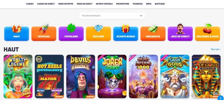 Cazimbo Casino jeux