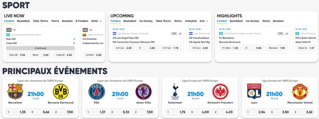 Cazimbo Casino sport live